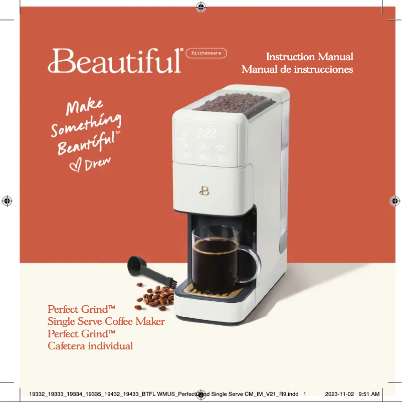 Imagen de la primera página del manual del dispositivo Single Serve Coffee Maker
