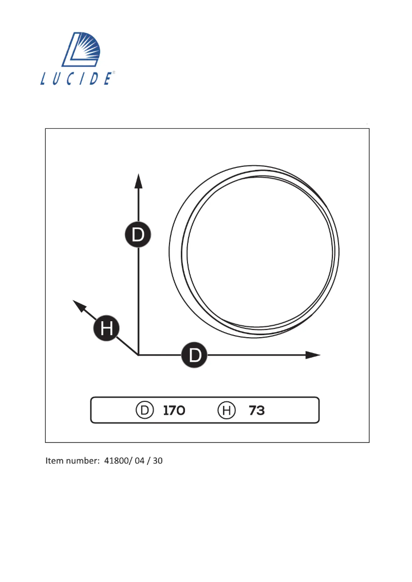 Imagen de la primera página del manual del dispositivo Yazoo Led