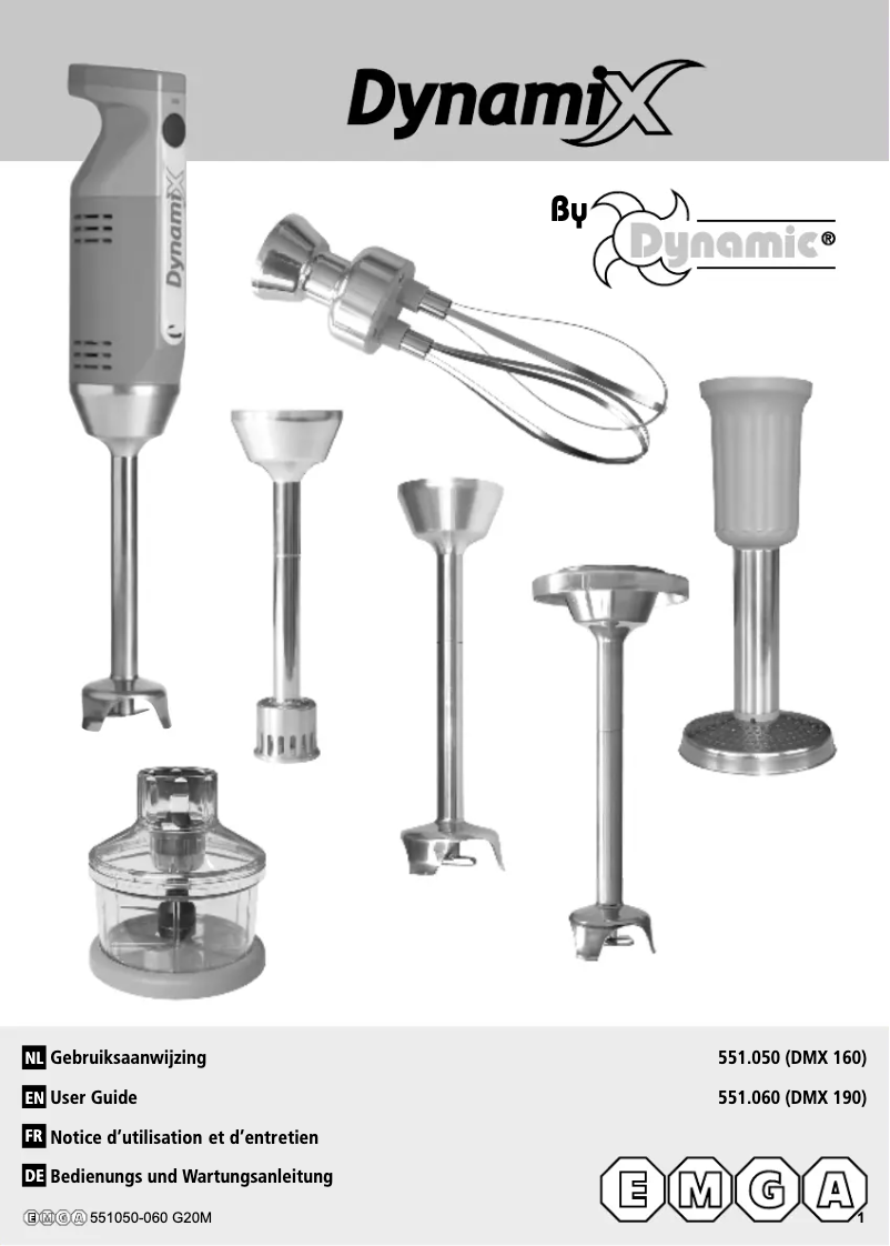 Página nº 1 - Manual de usuario Dynamic Dynamix 551054