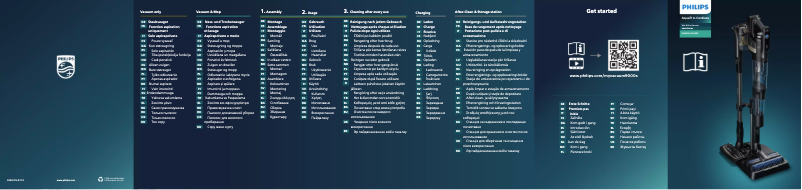 Página 1 del manual Guía de inicio rápido Philips AquaTrio series 9000 XW9383