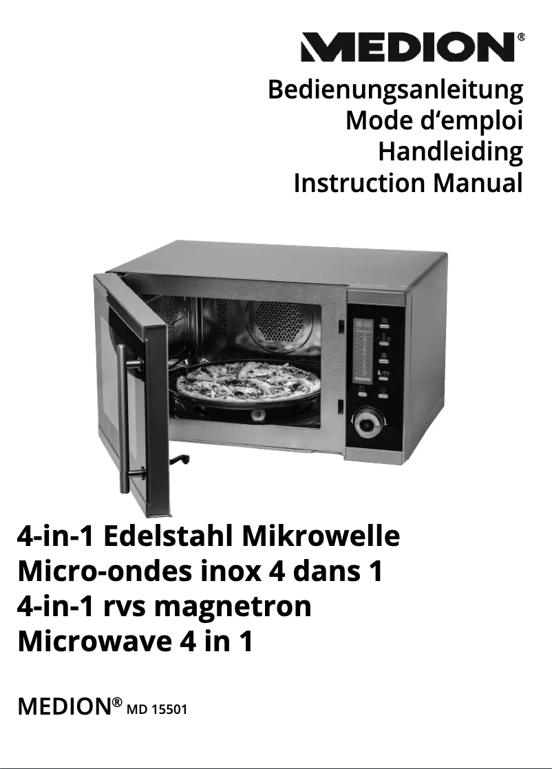 Imagen de la primera página del manual del dispositivo MD 15501