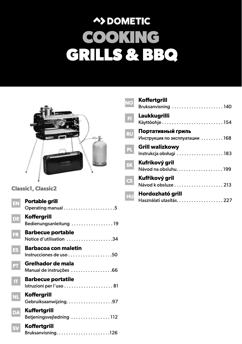 Imagen de la primera página del manual del dispositivo Classic 1