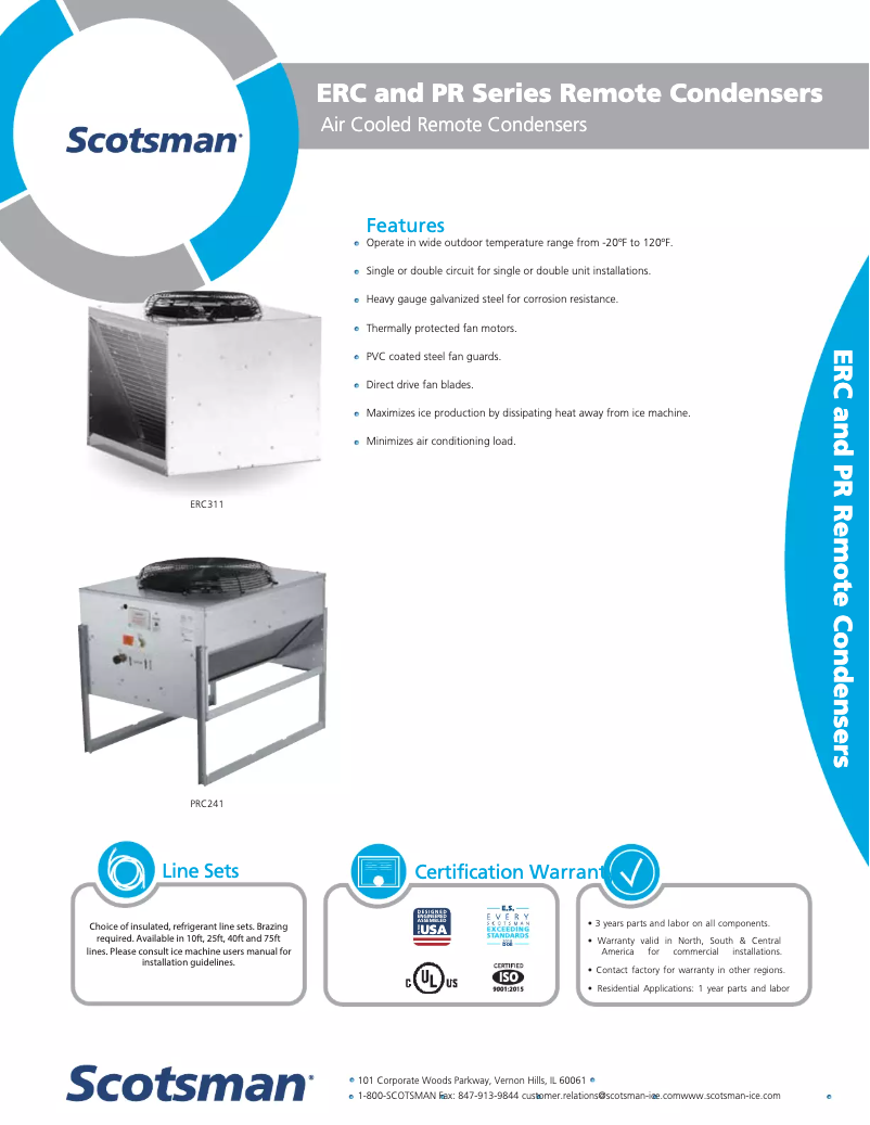 Página nº 1 - Manual de usuario Scotsman ERC311-32