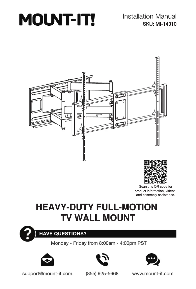 Página nº 1 - Manual de usuario Mount-It! MI-14010