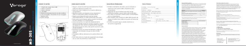 Imagen de la primera página del manual del dispositivo MO-305