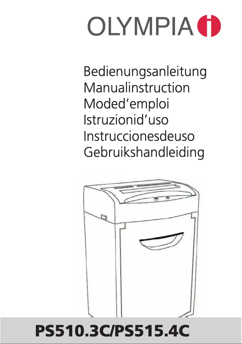 Imagen de la primera página del manual del dispositivo PS 510.3 CCD