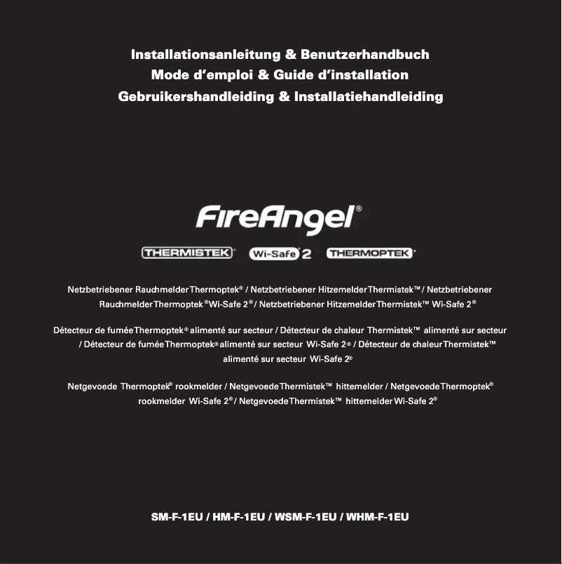 Imagen de la primera página del manual del dispositivo WSM-F-1EU