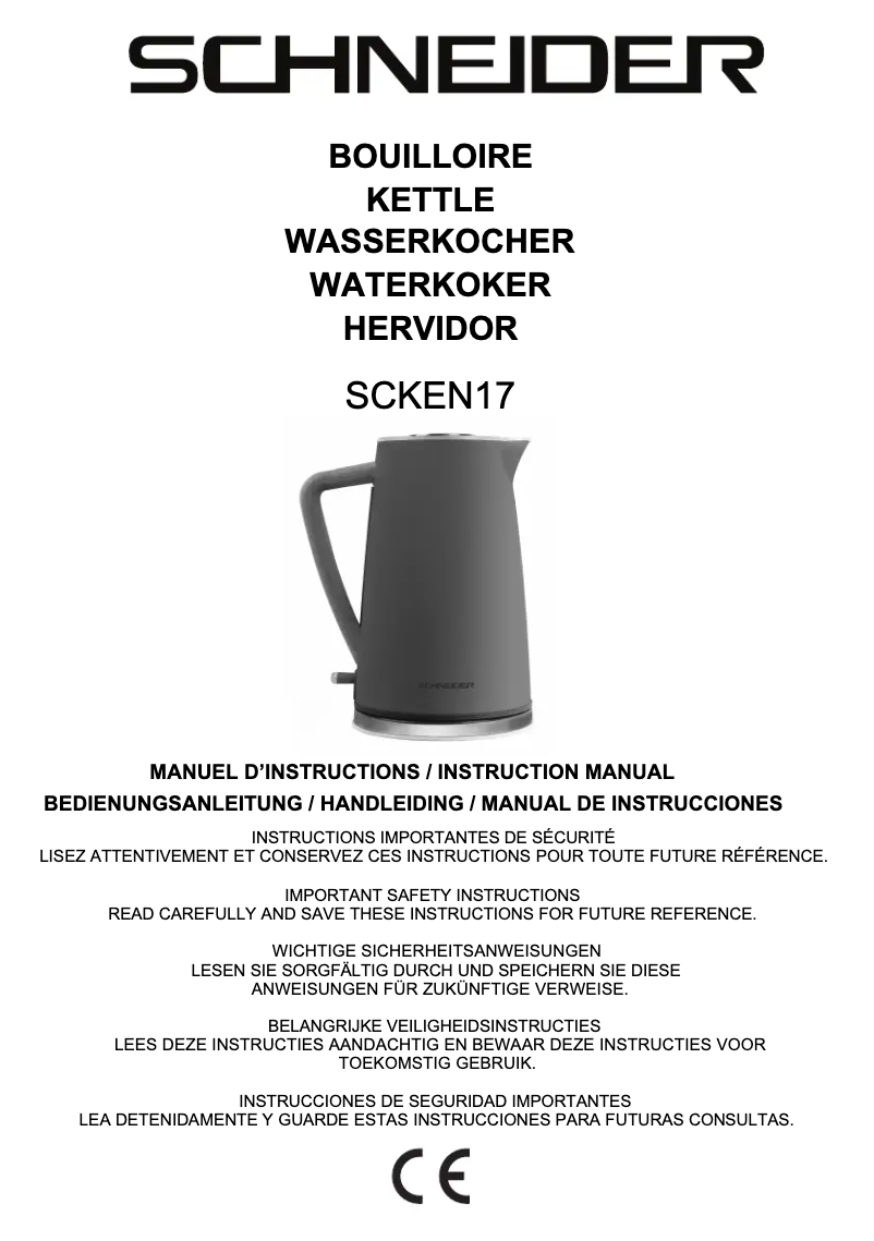 Página 1 del manual Manual de usuario Schneider SCKEN17W