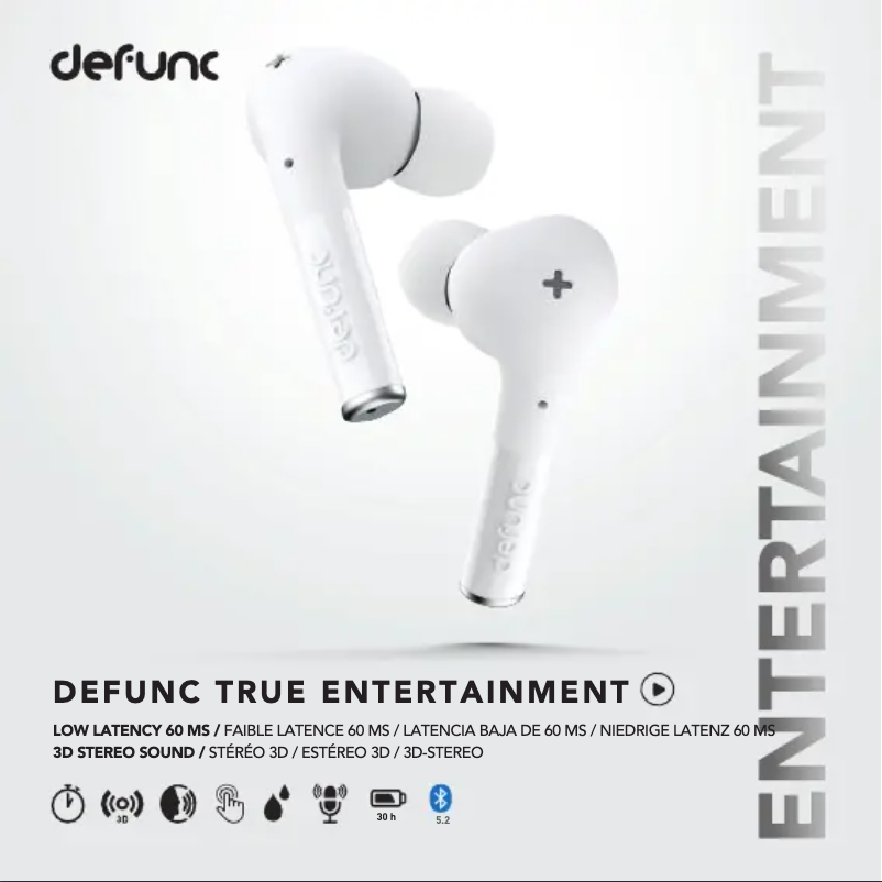 Imagen de la primera página del manual del dispositivo ENTERTAINMENT