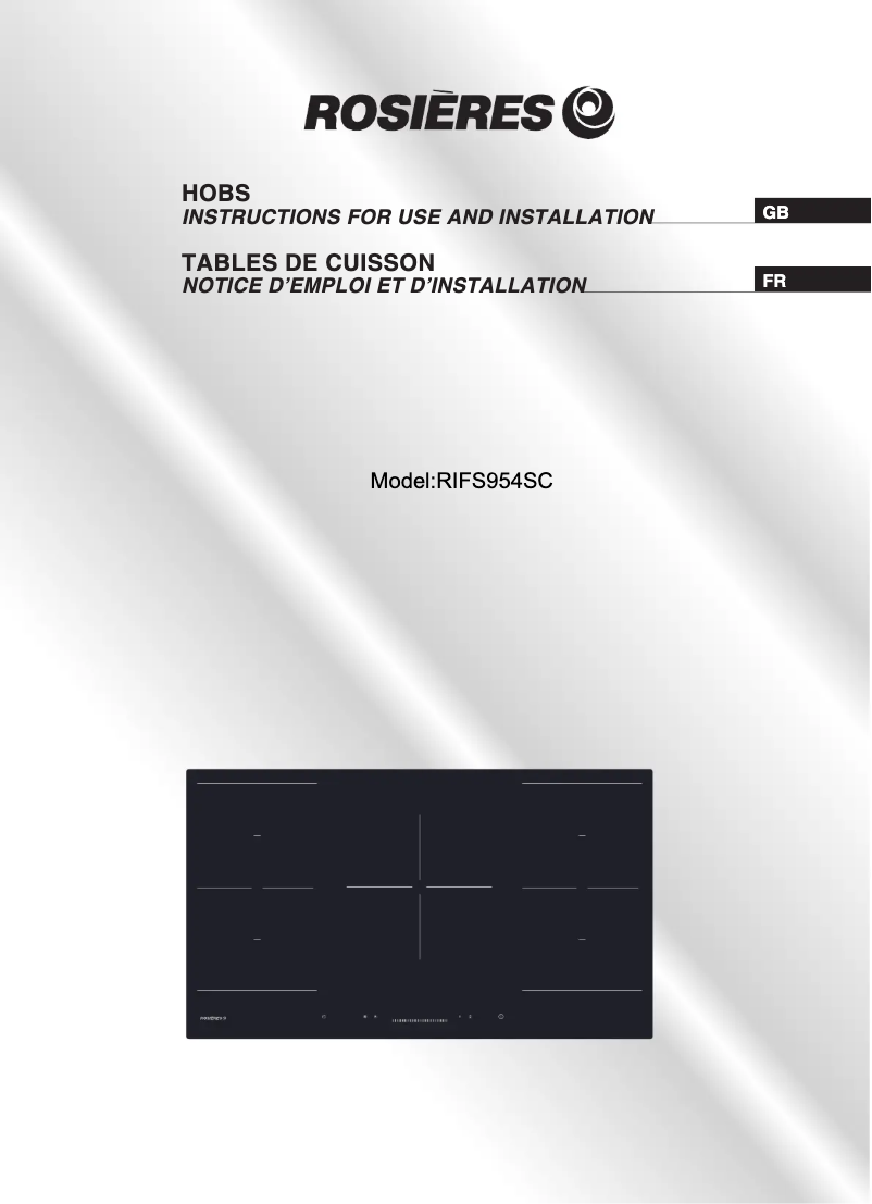 Página 1 del manual Manual de usuario Rosieres RIFS 954 SC