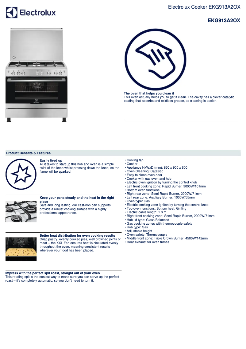 Imagen de la primera página del manual del dispositivo EKG913A2OX