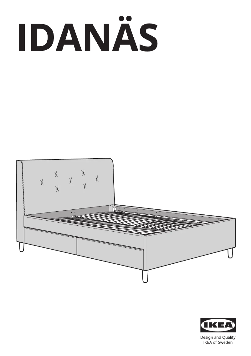 Página 1 del manual Manual de usuario Ikea IDANÄS 904.471.76