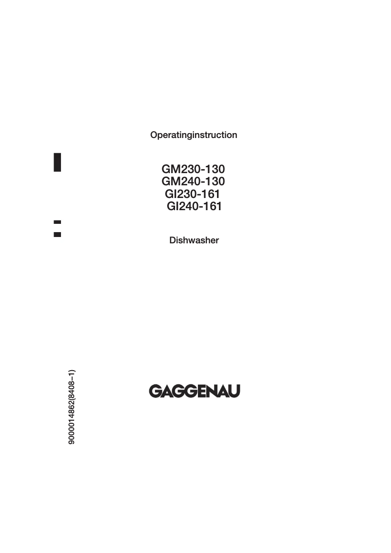 Página 1 del manual Manual de usuario Gaggenau GI 240-161