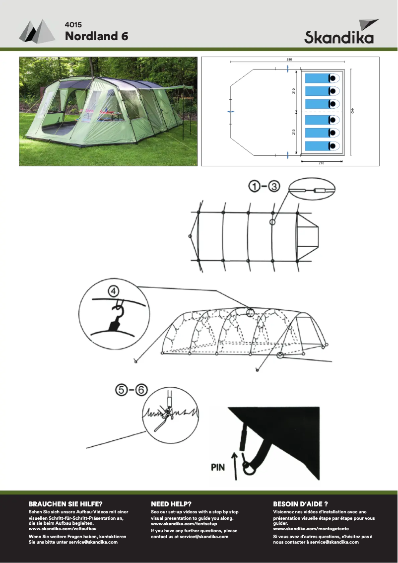 Imagen de la primera página del manual del dispositivo Nordland 6