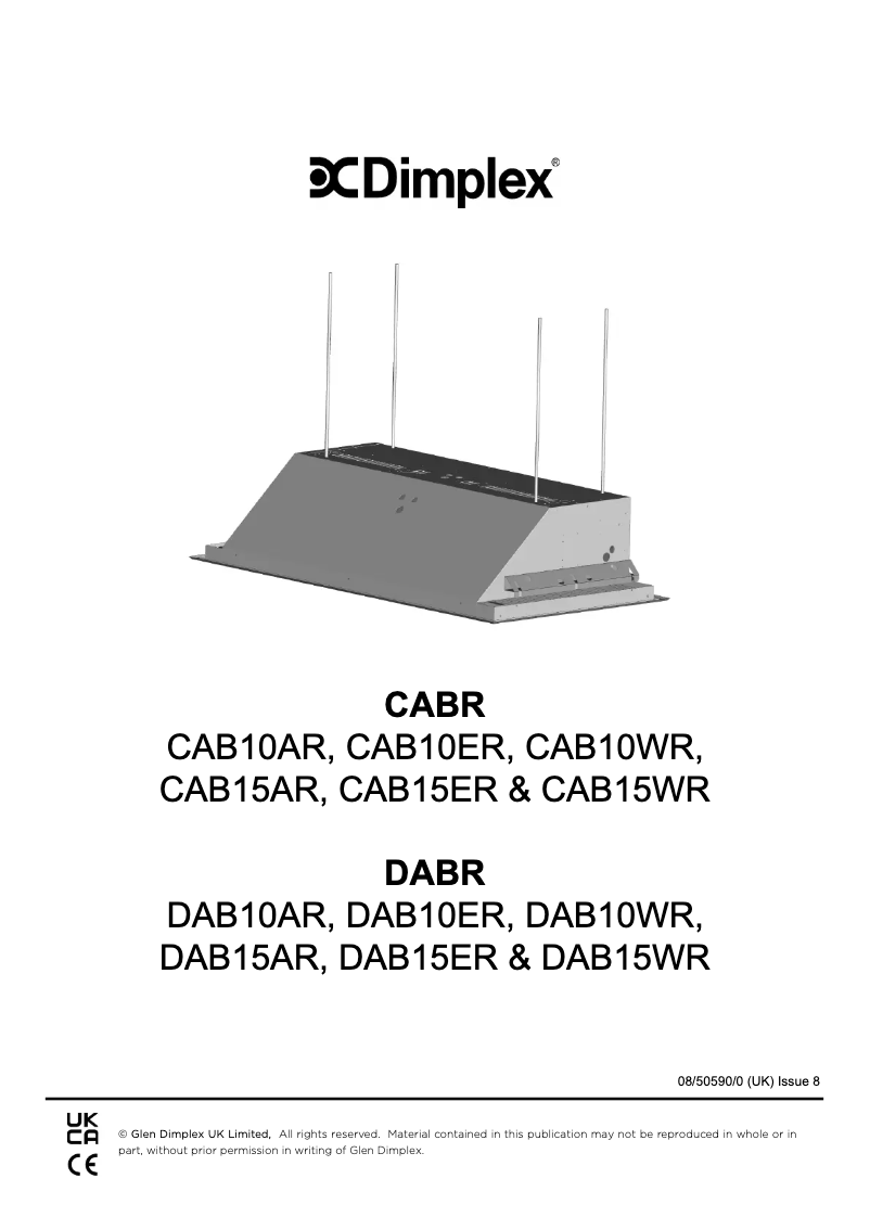 Página nº 1 - Manual de usuario Dimplex CAB10AR