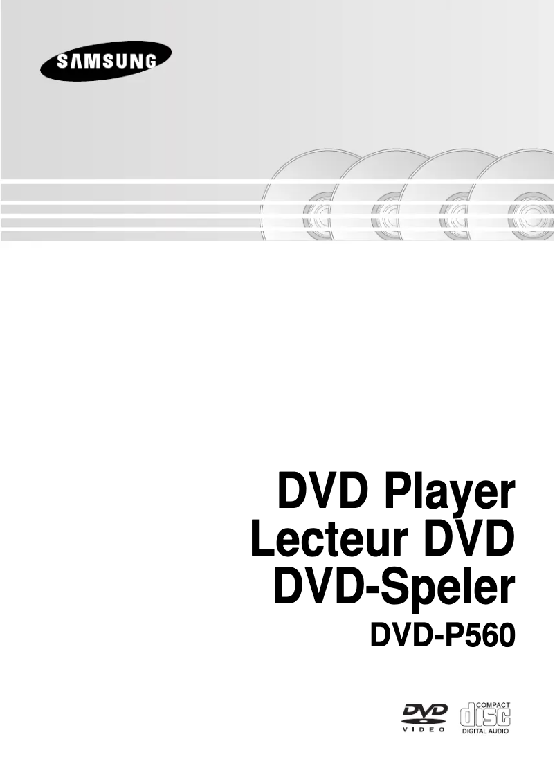 Imagen de la primera página del manual del dispositivo DVD-P560