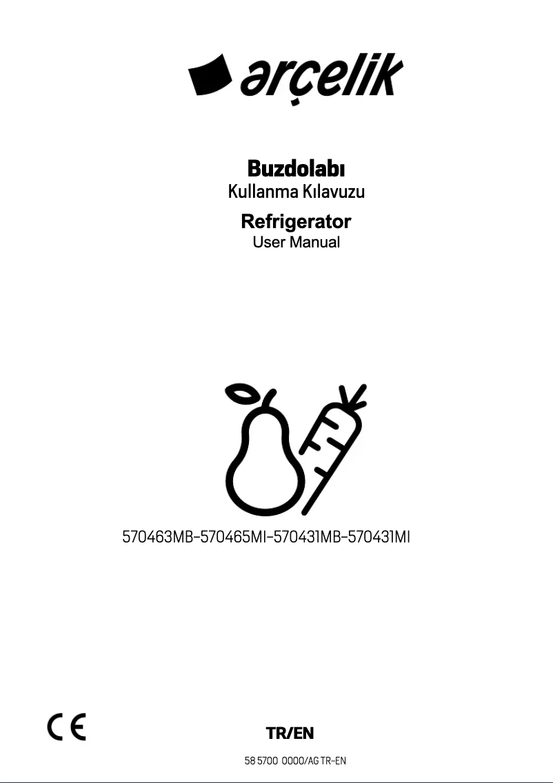 Página 1 del manual Manual de usuario Arçelik 570463 MB