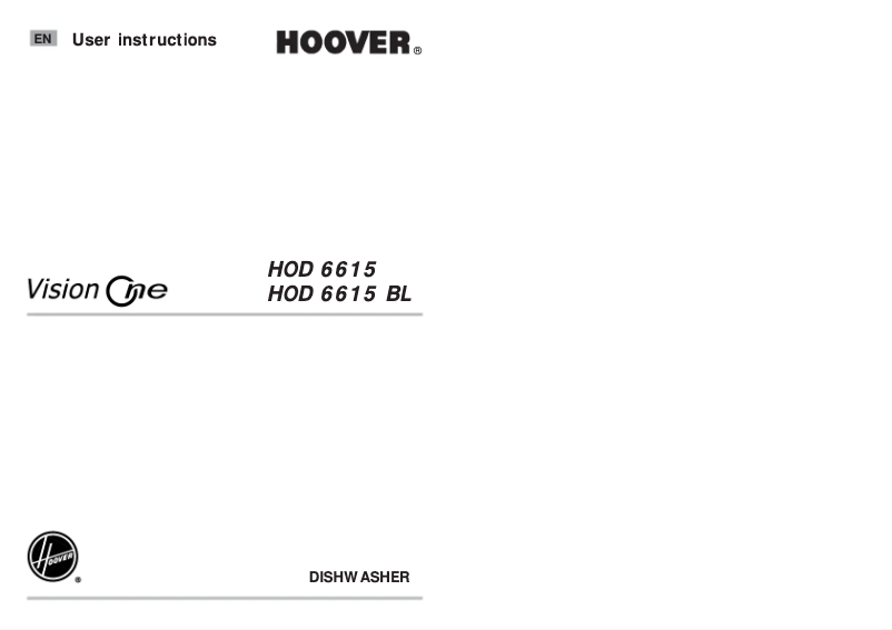 Imagen de la primera página del manual del dispositivo HOD 6615 Vision One