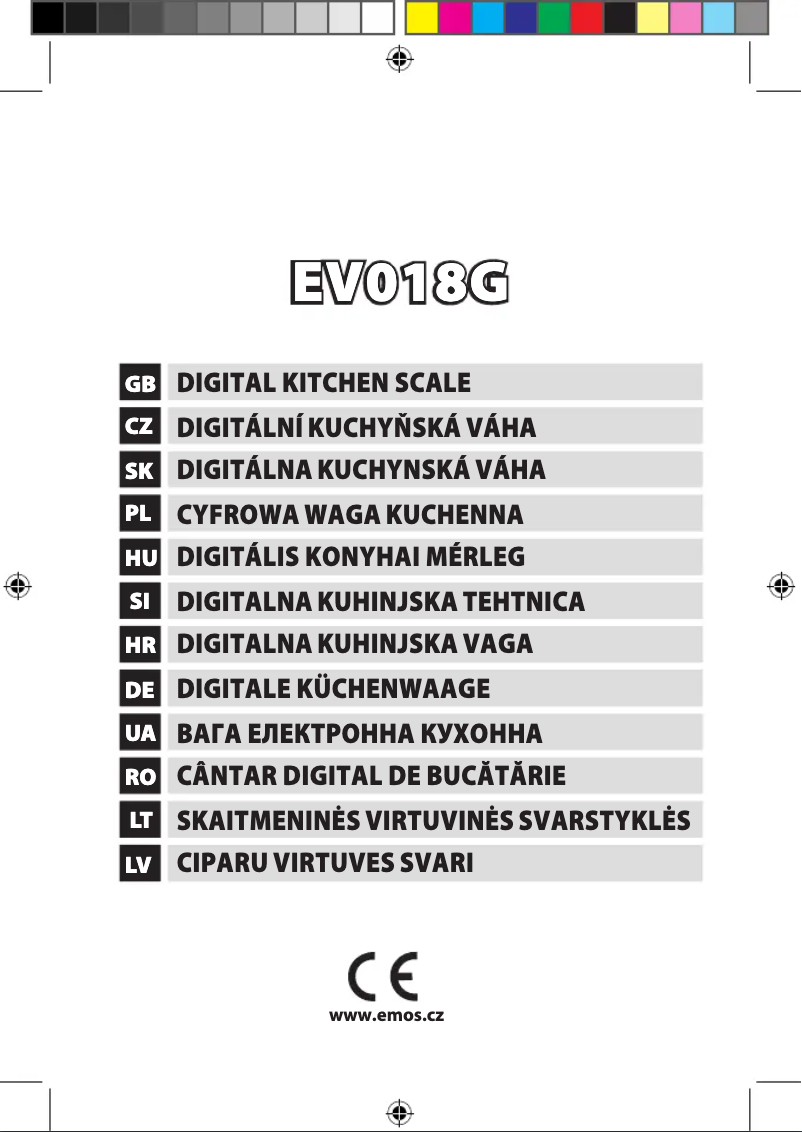 Página 1 del manual Manual de usuario Emos EV018G