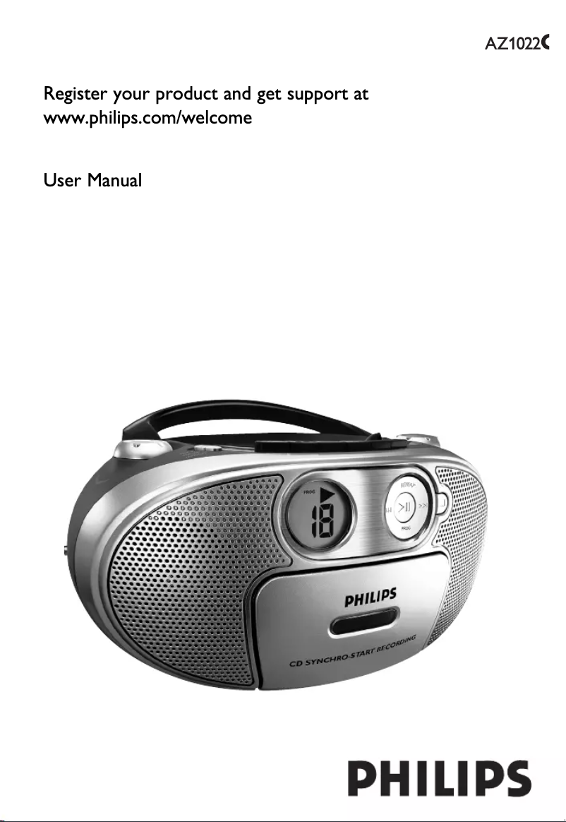 Imagen de la primera página del manual del dispositivo AZ1022