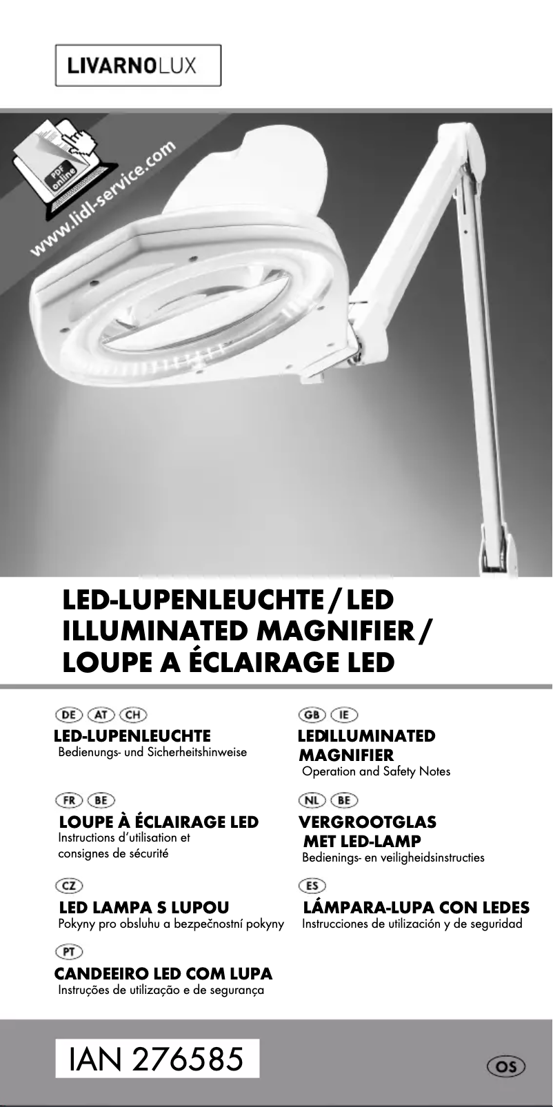Imagen de la primera página del manual del dispositivo IAN 276585