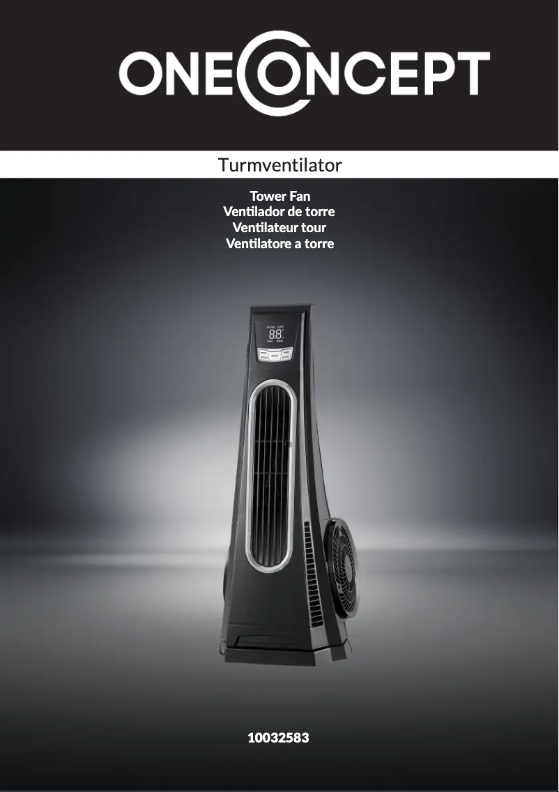 Página nº 1 - Manual de usuario OneConcept Blown Away