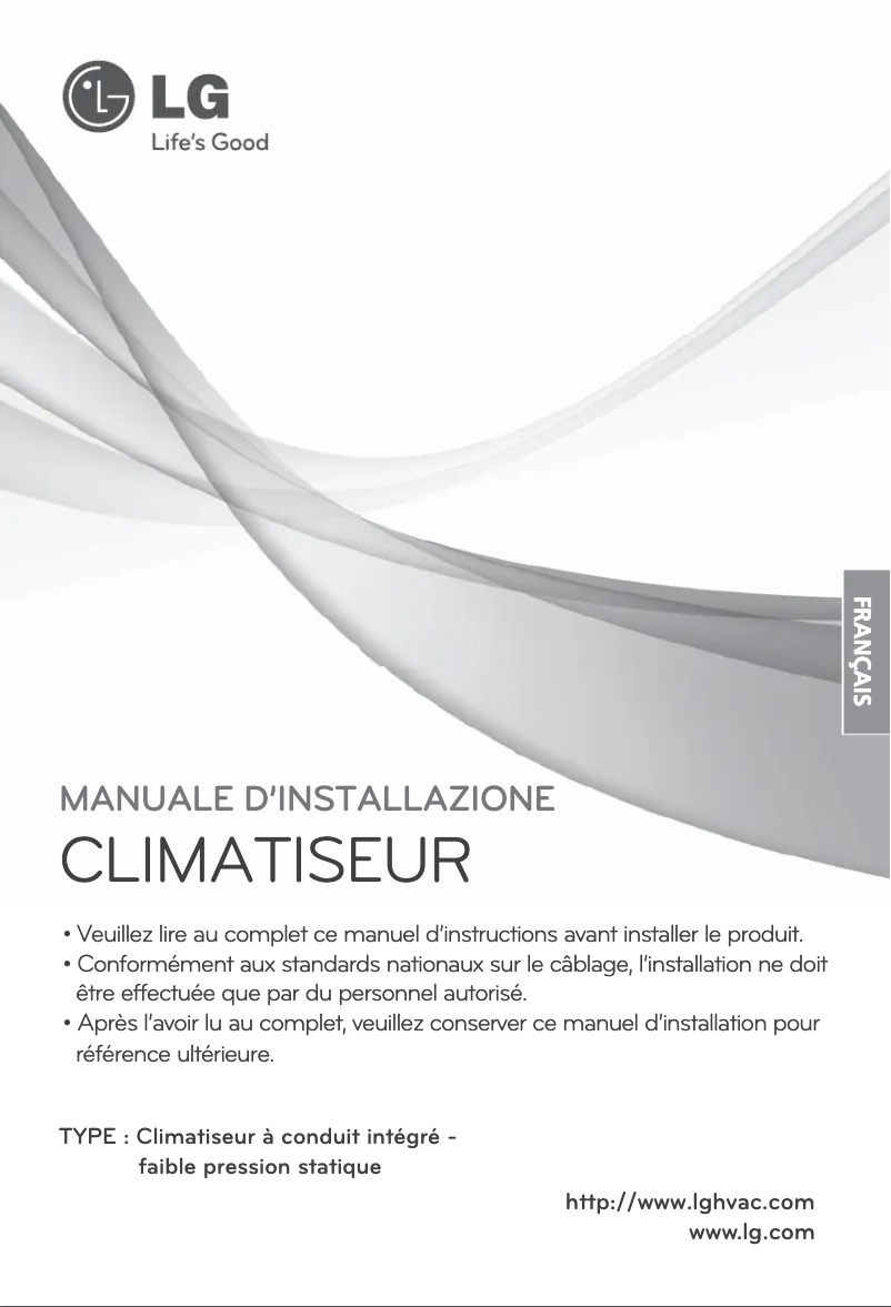 Página 1 del manual Manual de usuario LG ARNU093B3G2