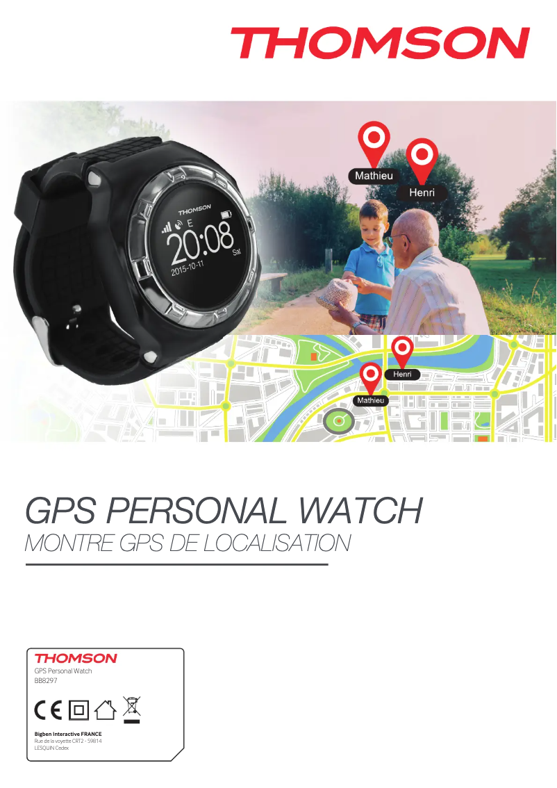 Imagen de la primera página del manual del dispositivo GPS Personal Watch