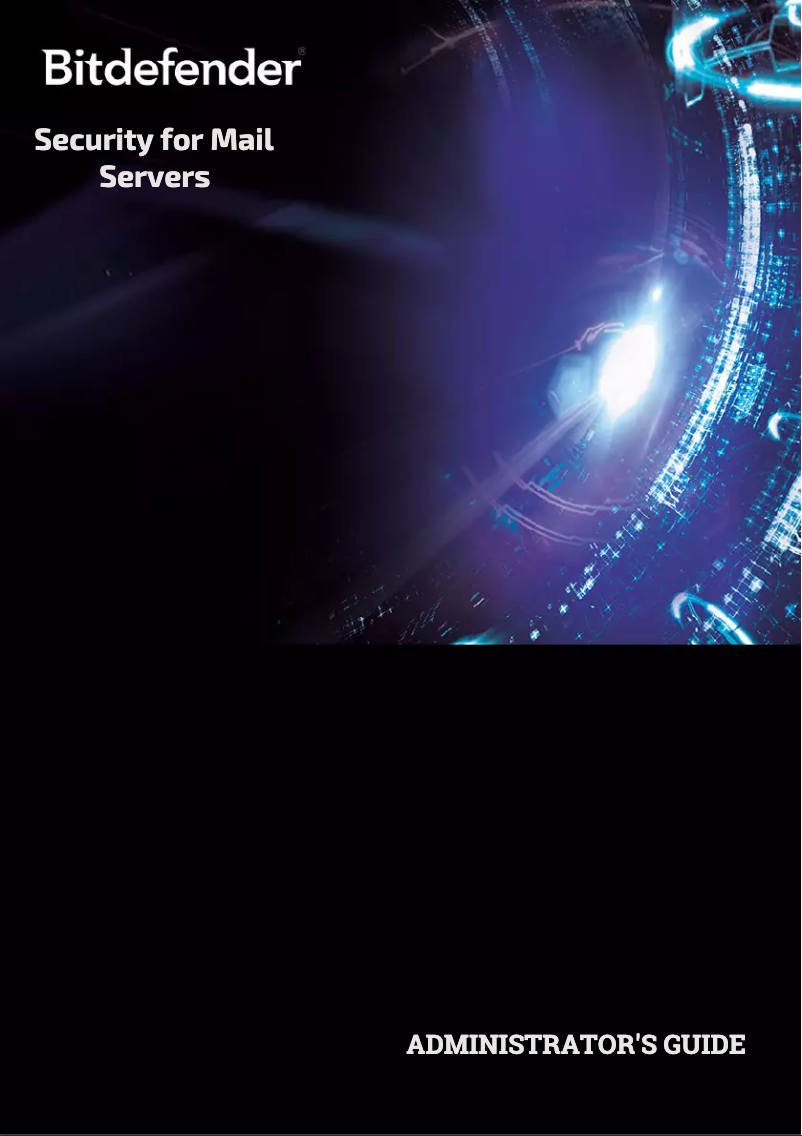 Imagen de la primera página del manual del dispositivo Security for Mail Servers (Linux)