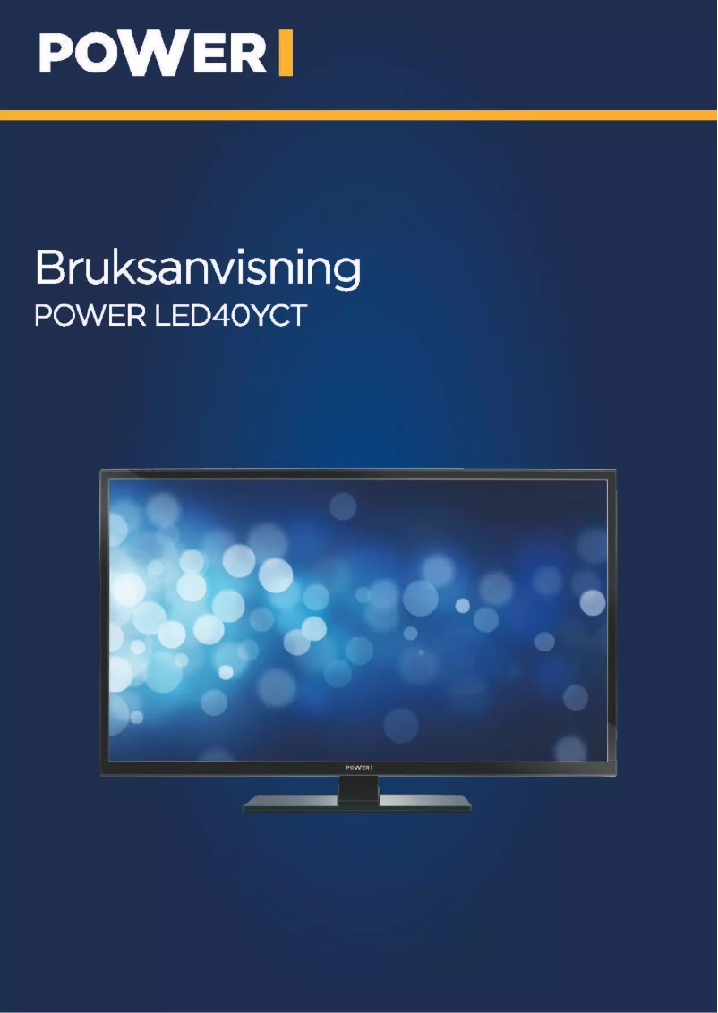 Imagen de la primera página del manual del dispositivo LED40YCT