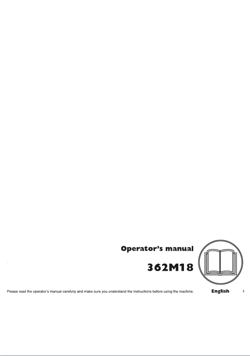 Página 1 del manual Manual de usuario Husqvarna 362M18