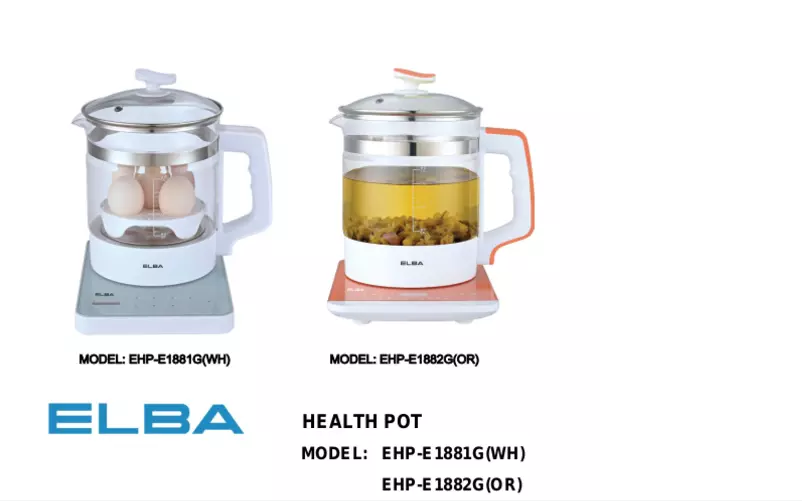 Página 1 del manual Manual de usuario Elba EHP-E1881G(WH)