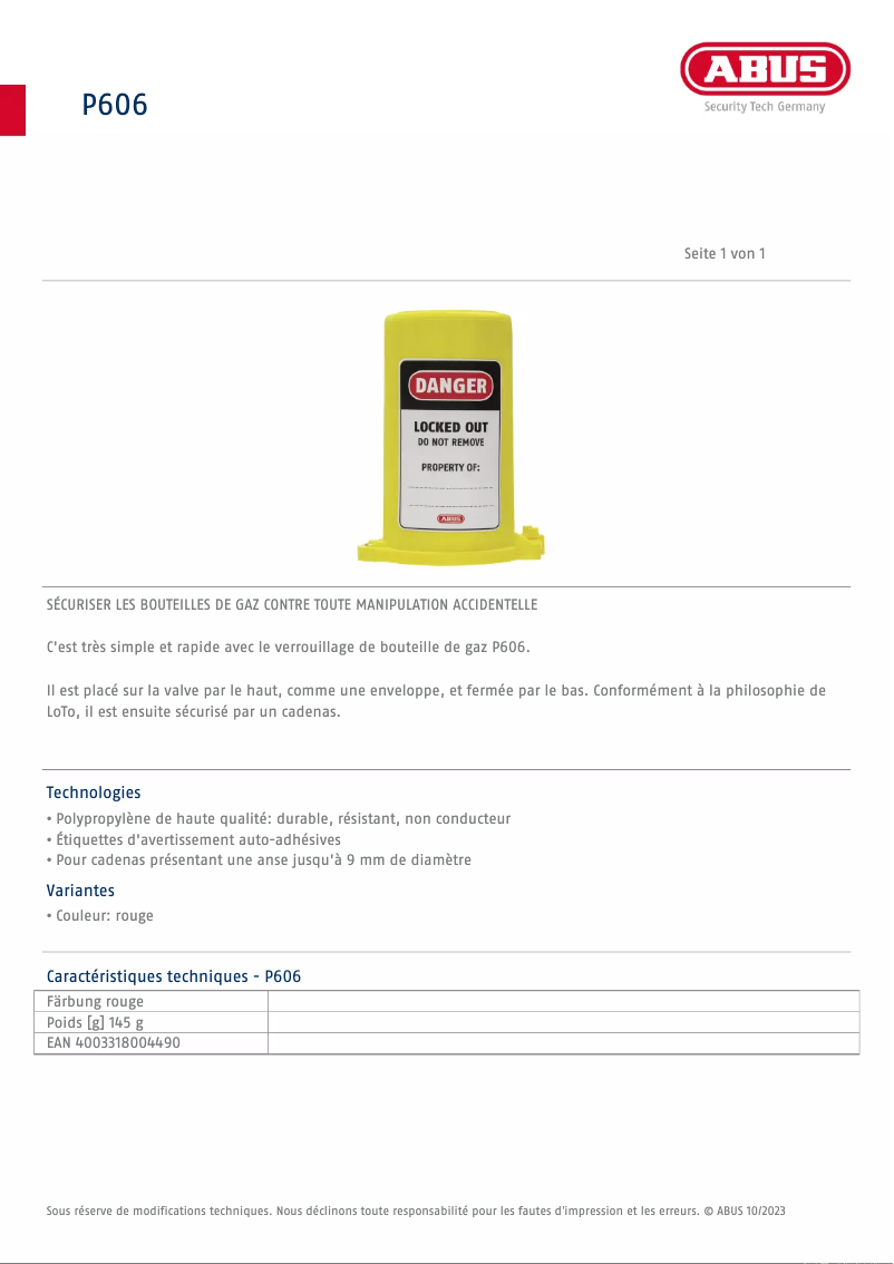 Imagen de la primera página del manual del dispositivo P606