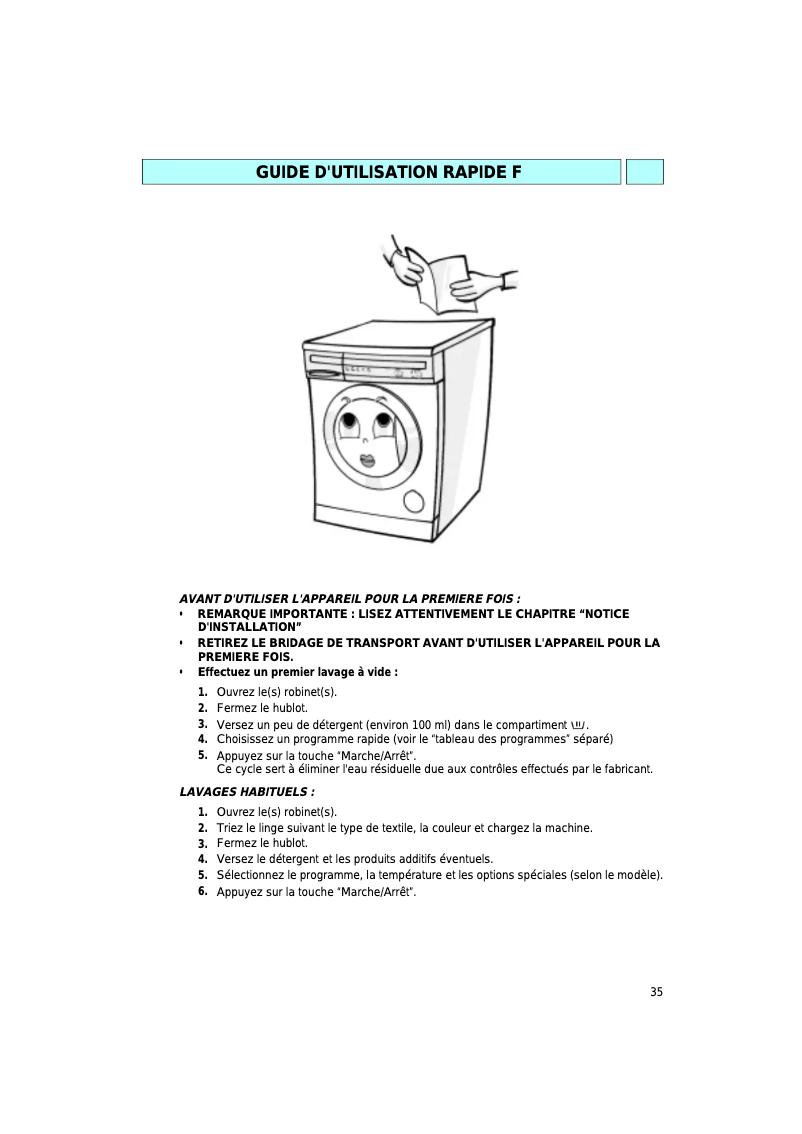 Imagen de la primera página del manual del dispositivo AWP 202