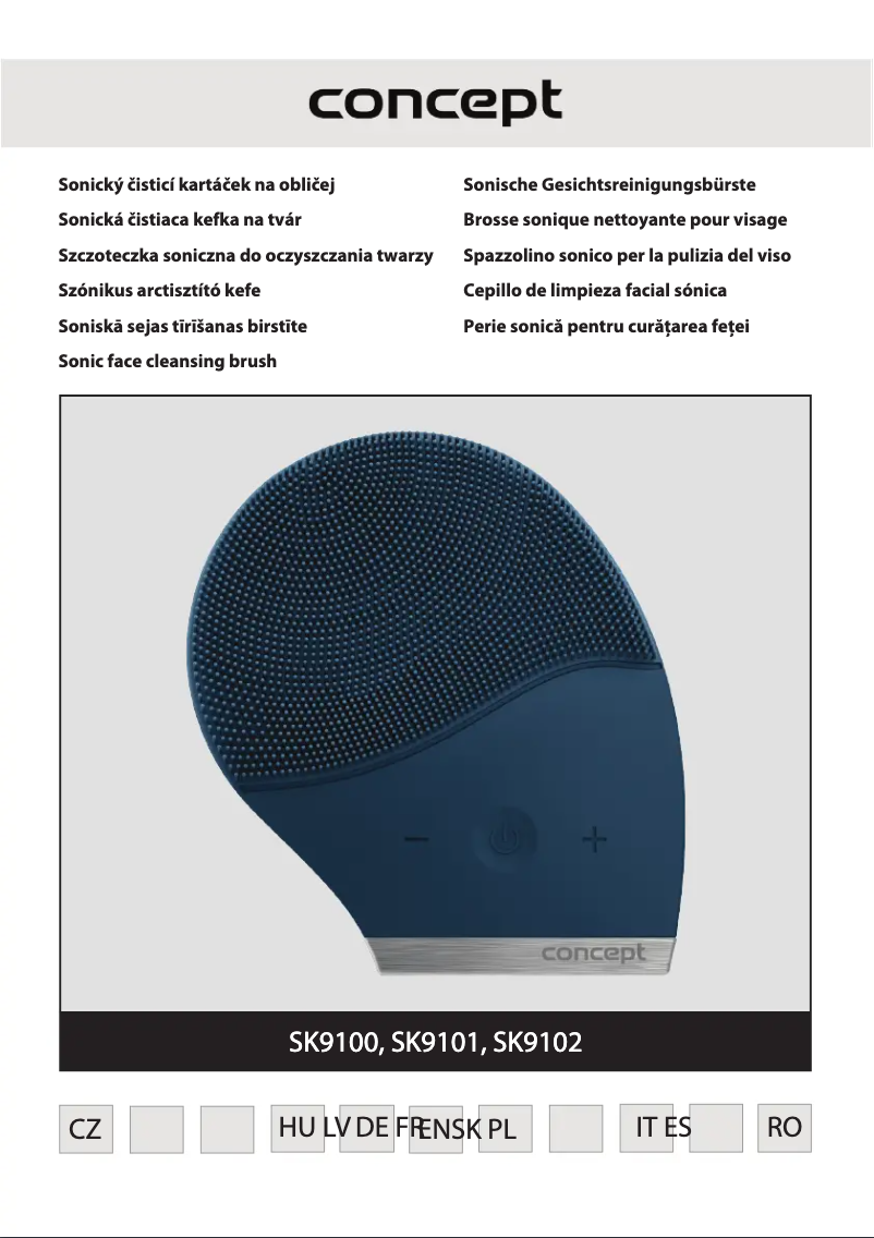 Imagen de la primera página del manual del dispositivo SK9102