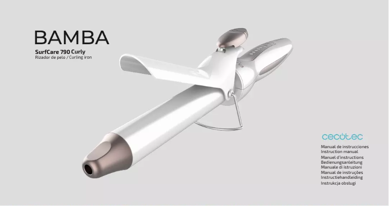 Página nº 1 - Manual de usuario Cecotec SurfCare 790 Curly