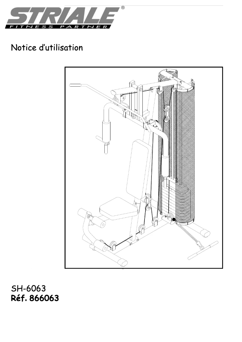 Imagen de la primera página del manual del dispositivo SH-6063