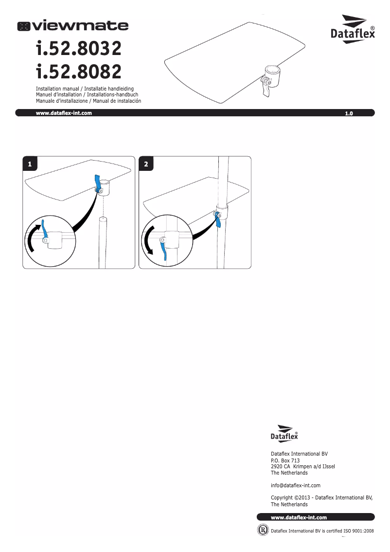 Imagen de la primera página del manual del dispositivo ViewMate-i Platform Large