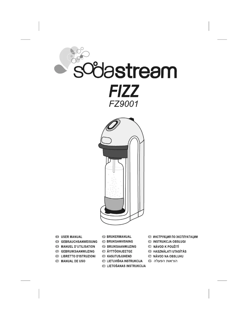 Página 1 del manual Manual de usuario SodaStream Fizz