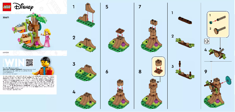 Página 1 del manual Manual de usuario Lego Disney 30671