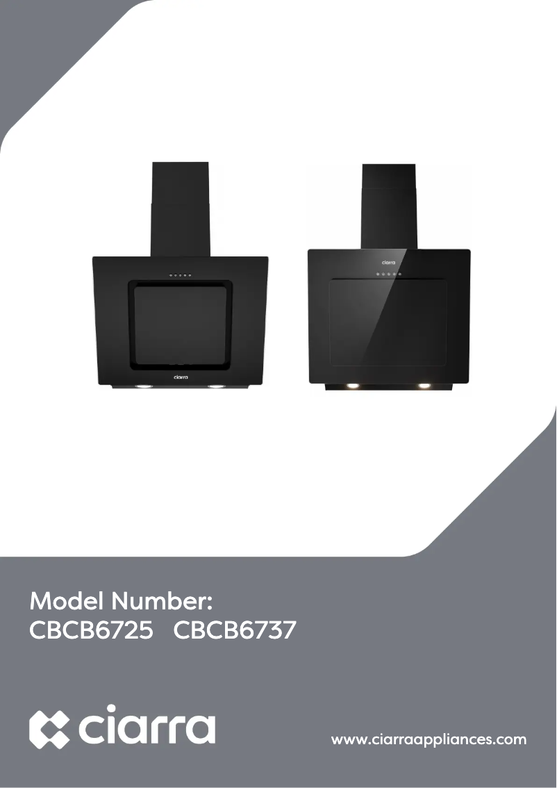 Página 1 del manual Manual de usuario Ciarra CBCB6737
