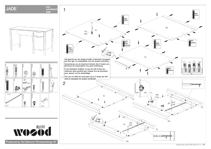 Página 1 del manual Manual de usuario WOOOD Jade
