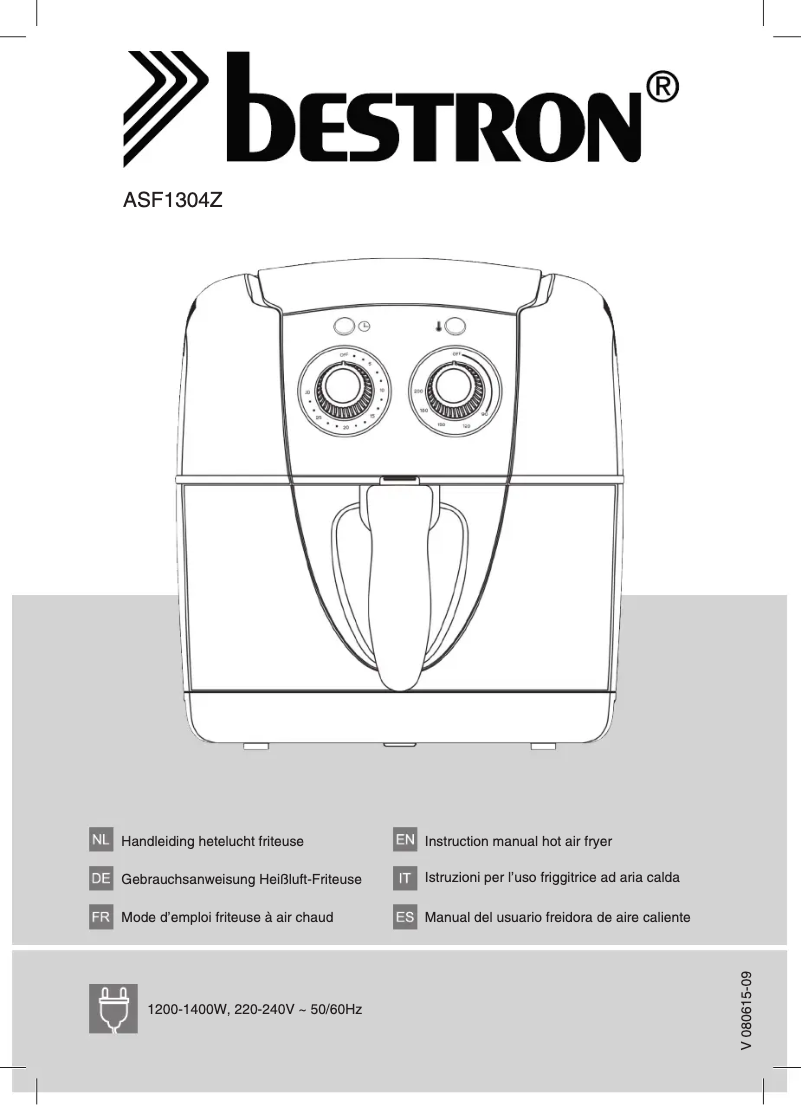 Imagen de la primera página del manual del dispositivo ASF1304Z