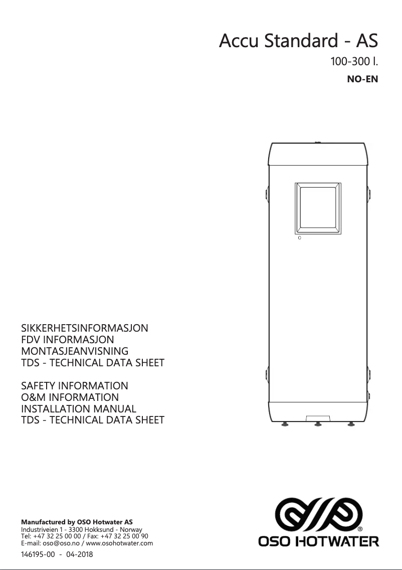 Imagen de la primera página del manual del dispositivo AS 300 l