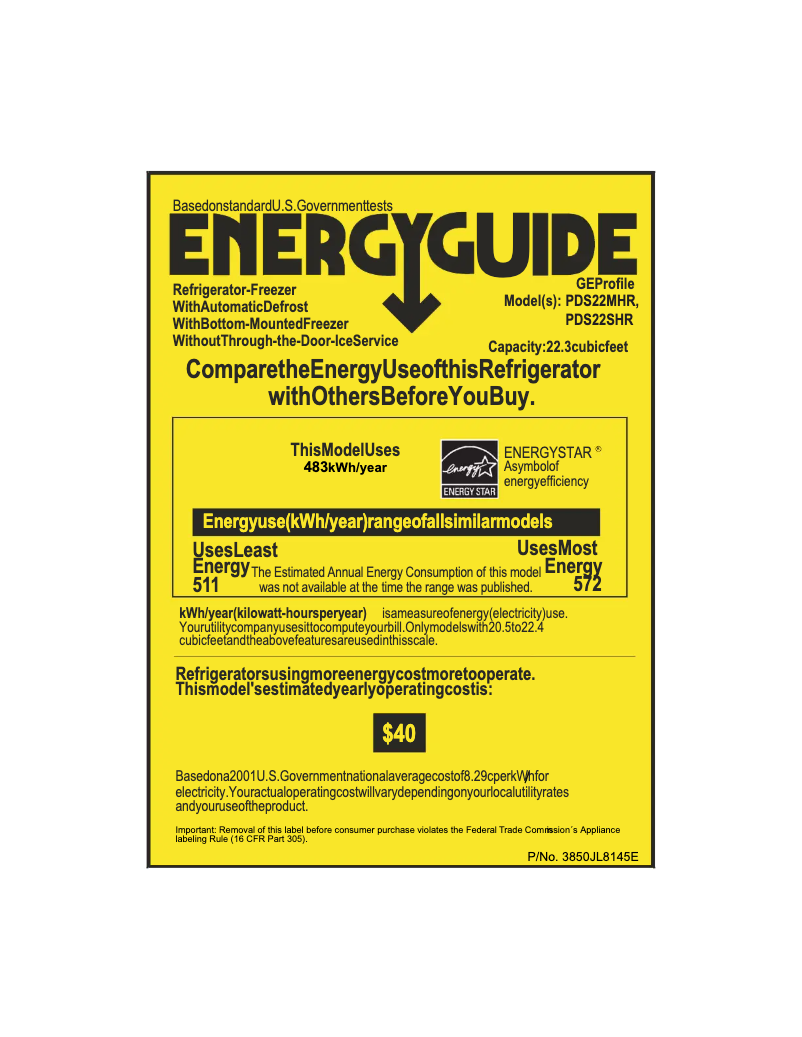 Imagen de la primera página del manual del dispositivo Profile PDS22MHRCC
