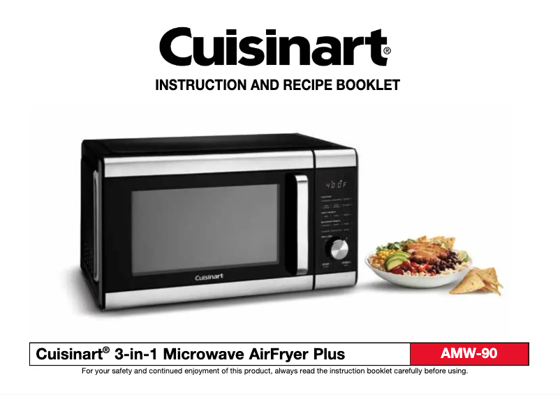 Página 1 del manual Manual de usuario Cuisinart AMW-90