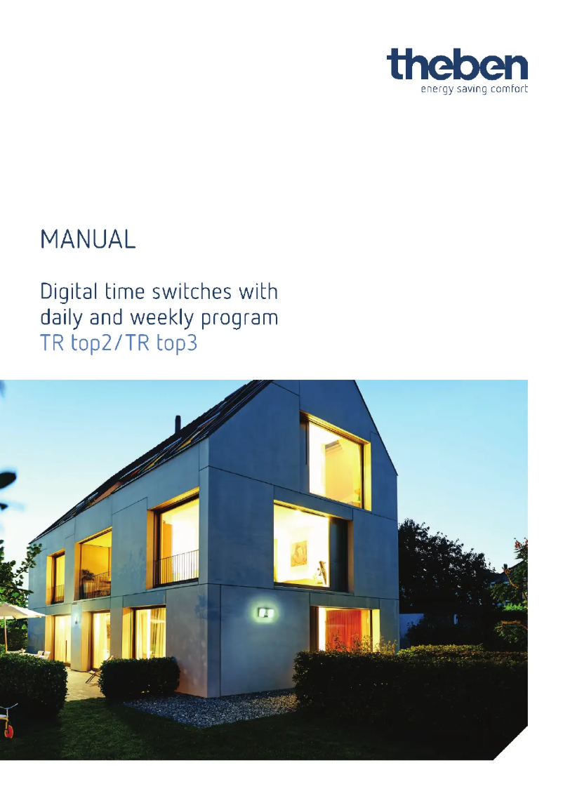 Imagen de la primera página del manual del dispositivo TR 610 top3