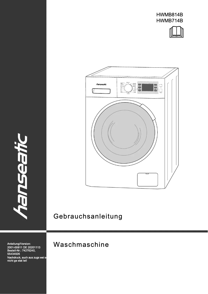 Imagen de la primera página del manual del dispositivo HWMB814B