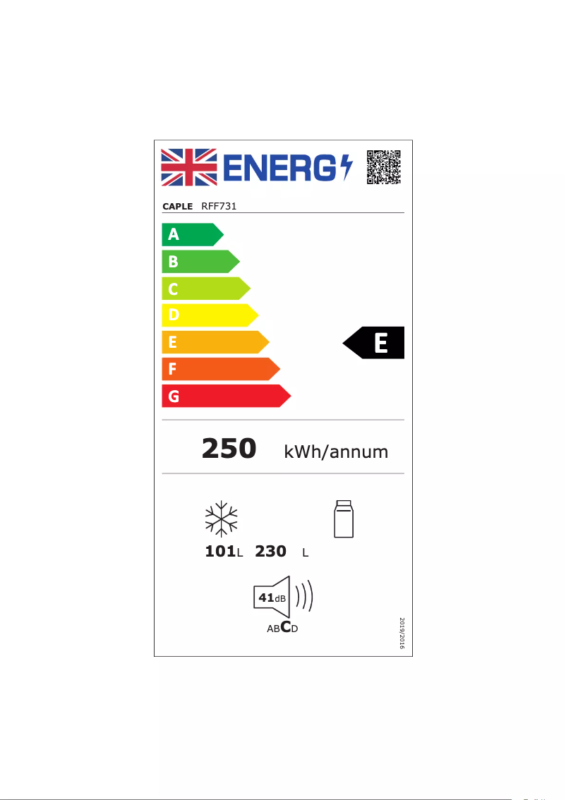 Imagen de la primera página del manual del dispositivo RFF731