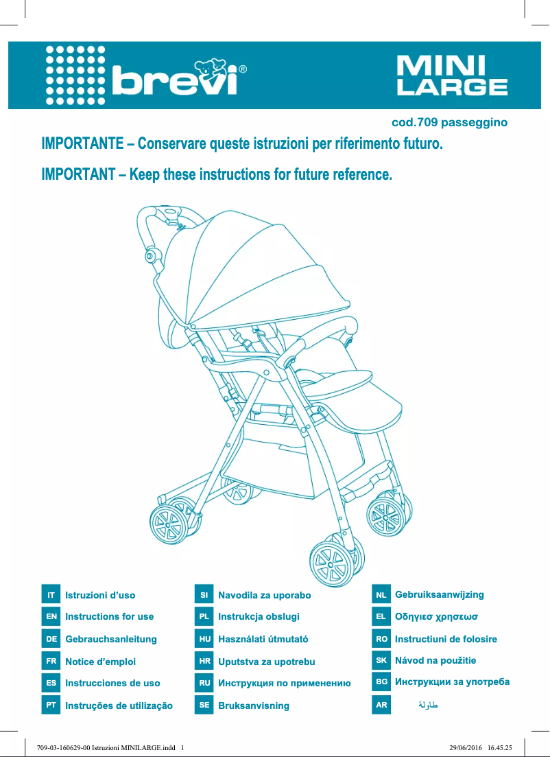 Página 1 del manual Manual de usuario Brevi Mini Large